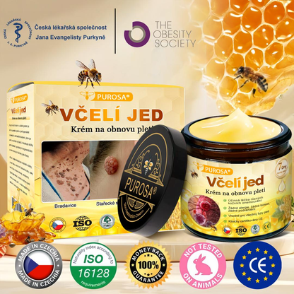 🐝PUROSA® Obnovující krém s včelím jedem｜✅Kompletní řešení pro odolné kožní problémy, jako je stárnutí, ekzém, jizvy a lupénka